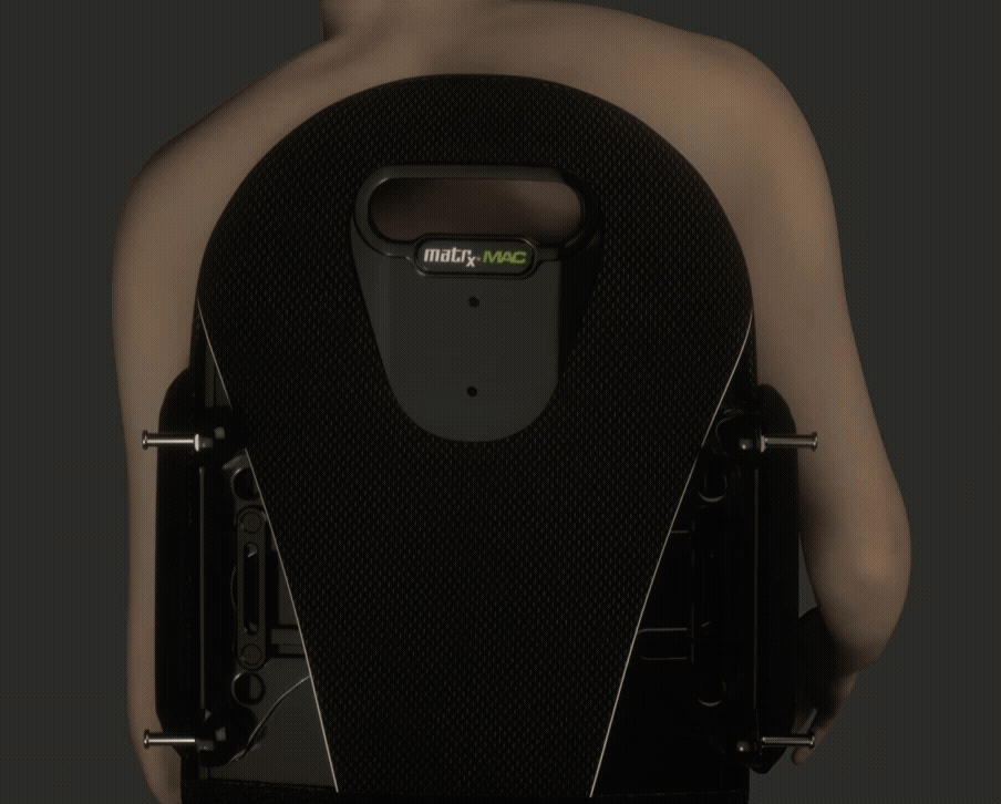 Espaldar de posicionamiento Matrx - Mac Back